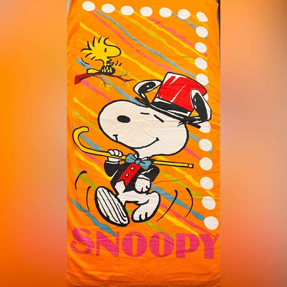 Vintage Snoopy Beach Towel